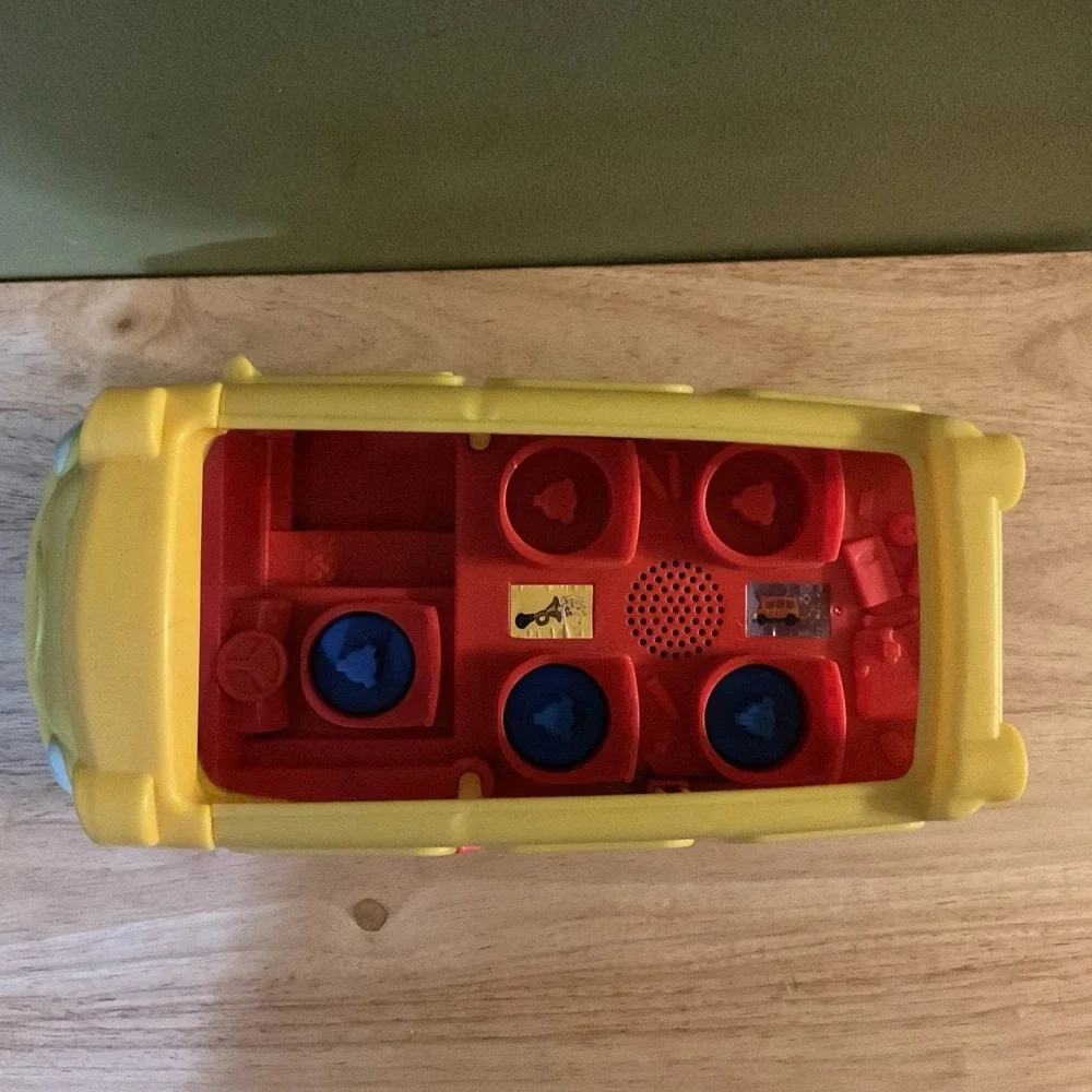 2013 Fisher Price Little People Musical School Bus, Yellow,‎ Tested And Works